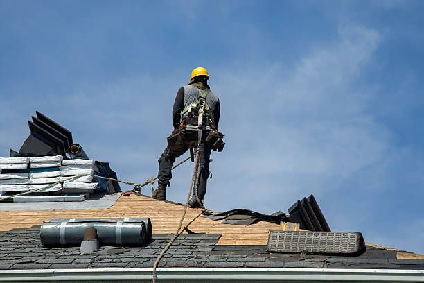 Professional Roofing technician working in New Almaden, CA